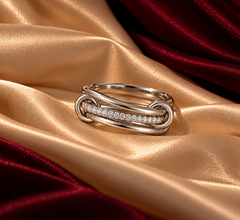 Celeste Knot Ring