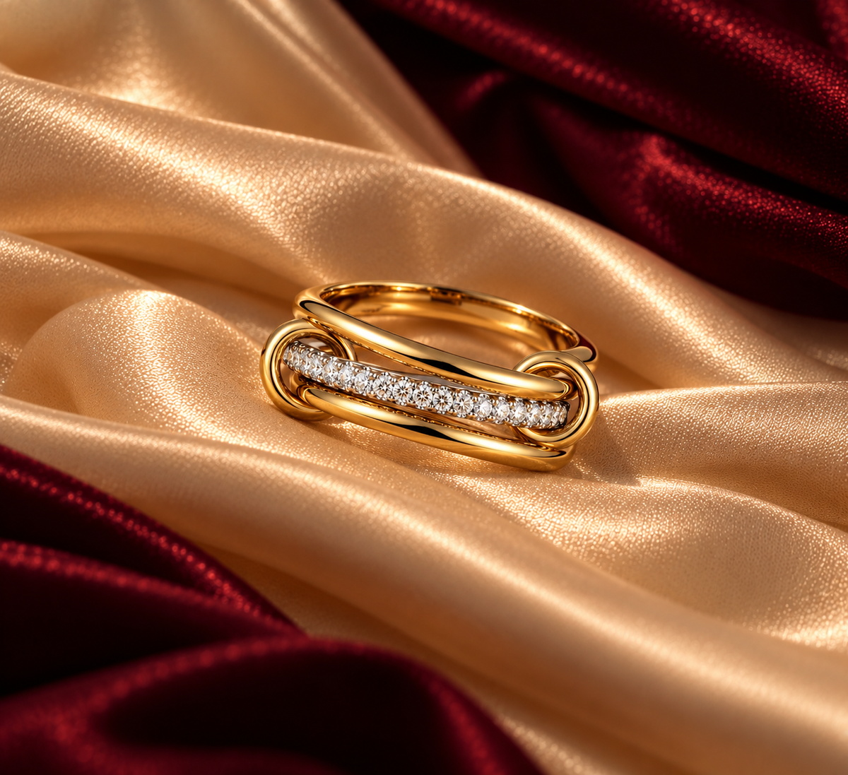 Celeste Knot Ring